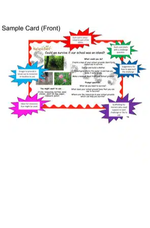 Outdoor Learning Challenge Cards