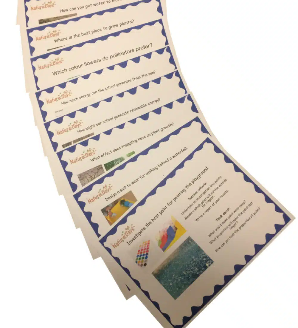 Science and technology challenge cards